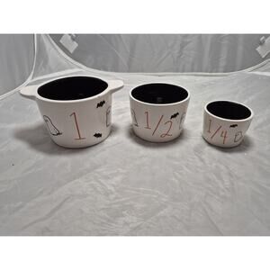 💥 Rae Dunn Peanuts SNOOPY Halloween Measuring Cups SET OF 3 Boo Sign 2024 A5